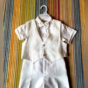 4–Piece White Ring Bearer/Whatever Little Dude Needs to Dress up For. Sz 4 NWT
